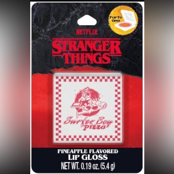 ♥️ STRANGER THINGS PIZZA LIP GLOSS ♥️ - Picture 2 of 3